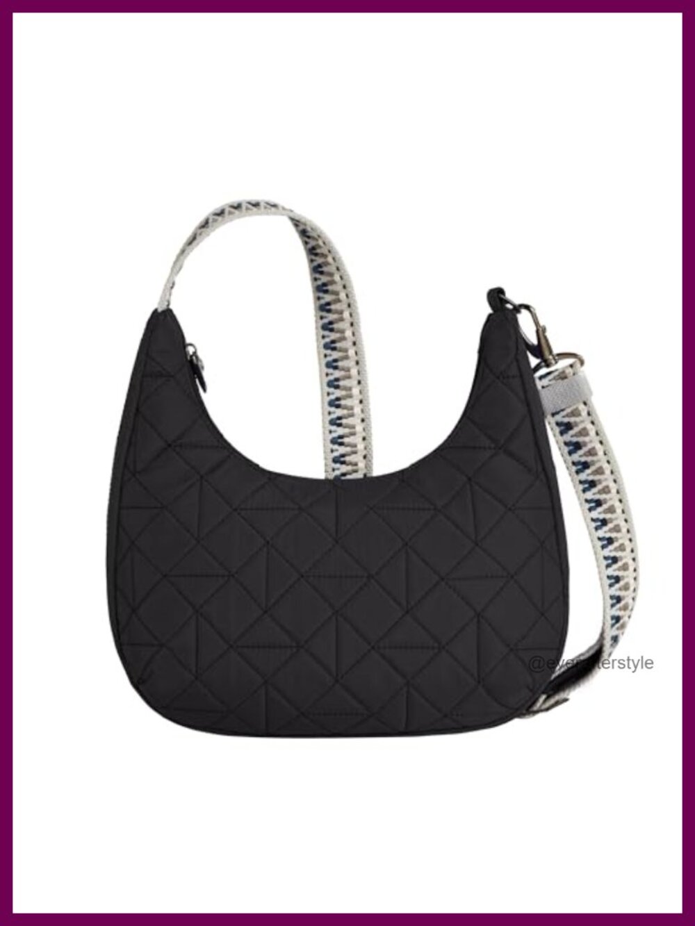 Anti-Theft Slouchy Crossbody Bag RFID Blocking Travel Purse